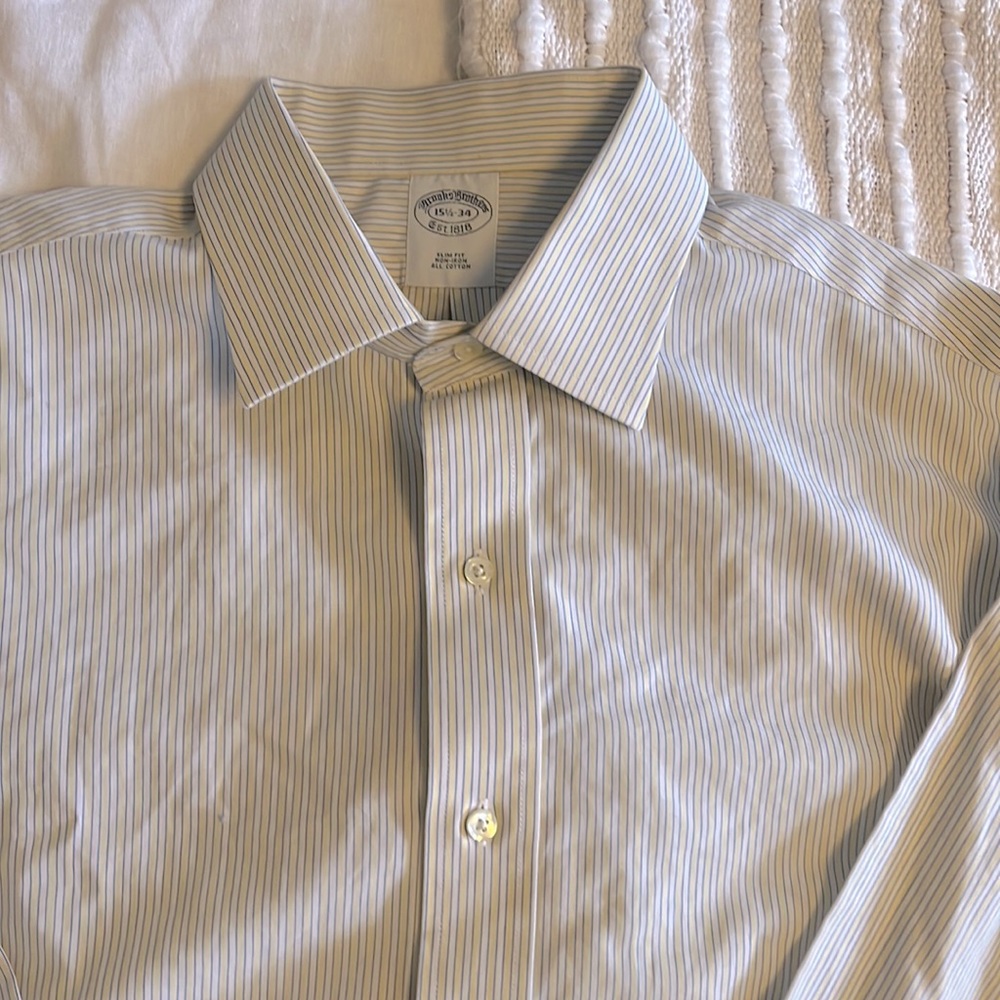 Brooks Brothers French Cuff shirt 15 1/2 - 34